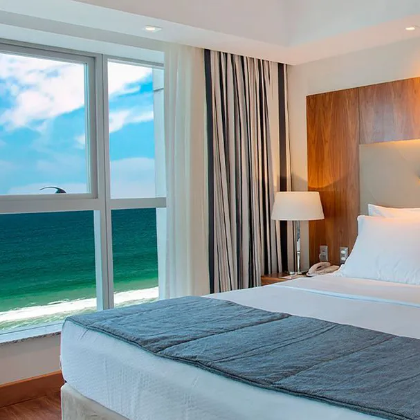 Quarto com vista para o mar